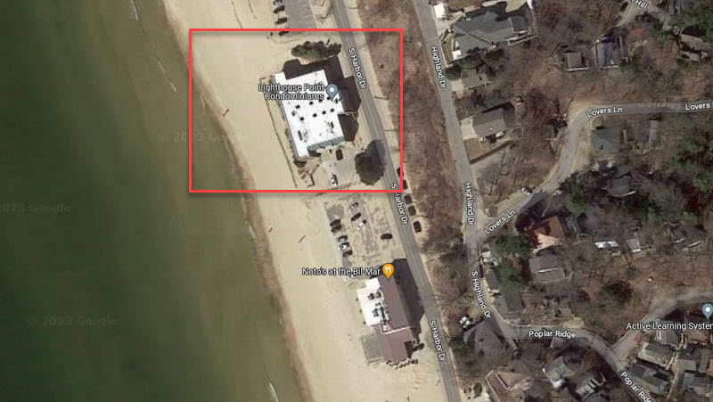 Bil-Mar Beach Hotel (Hyland Gardens Pavilion) - Aerial Map (newer photo)
